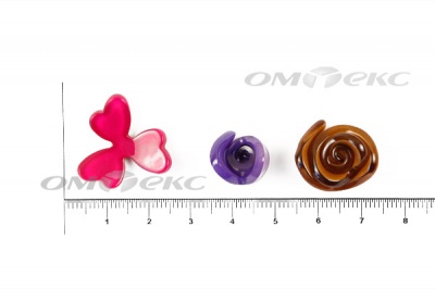 Украшение "Розы малые №1" 20мм - купить в Нижнекамске. Цена: 32.49 руб.
