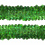 Тесьма с пайетками D4, шир. 30 мм/уп. 25+/-1 м, цвет зелёный - купить в Нижнекамске. Цена: 1 087.39 руб.