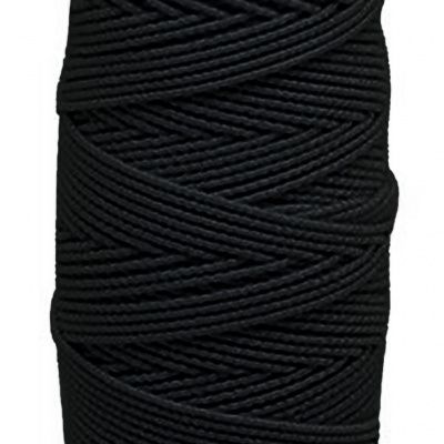 Нитка - резинка Спандекс 25 м (уп-10шт)-чёрные - купить в Нижнекамске. Цена: 36.02 руб.