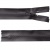 Молния водонепроницаемая PVC Т-7, 20 см, неразъемная, цвет (301)-т.серый - купить в Нижнекамске. Цена: 21.56 руб.