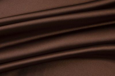 Атлас стрейч коричневый, 19-0912, 100г/м2, ш.150 см - альт2