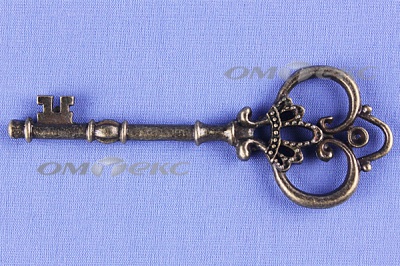 Декоративный элемент для творчества из металла "Ключ"8,5 см  - купить в Нижнекамске. Цена: 26.66 руб.