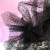 Евро-фатин горох, 100% полиэфир, 15 г/м2, 150 см. 16-167/черный - купить в Нижнекамске. Цена 241.13 руб.
