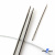 Спицы для вязания металлические d-2.5 мм круговые на тросике 53 см - купить в Нижнекамске. Цена: 53.90 руб.