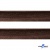 Кант атласный 074, шир. 12 мм (в упак. 65,8 м), цвет коричневый - купить в Нижнекамске. Цена: 237.16 руб.