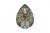 "Кабошоны" - заготовка для рукоделия акриловая фигурная 13 х 18мм - купить в Нижнекамске. Цена: 7.32 руб.