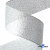 Лента металлизированная "ОмТекс", 50 мм/уп.22,8+/-0,5м, цв.- серебро - купить в Нижнекамске. Цена: 149.71 руб.