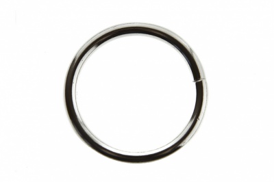 Кольцо металлическое d-3 х 32 мм, цв.-никель - купить в Нижнекамске. Цена: 3.92 руб.