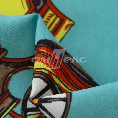 Плательная ткань "Фламенко" 16.2, 80 гр/м2, шир.150 см, принт этнический - купить в Нижнекамске. Цена 241.49 руб.
