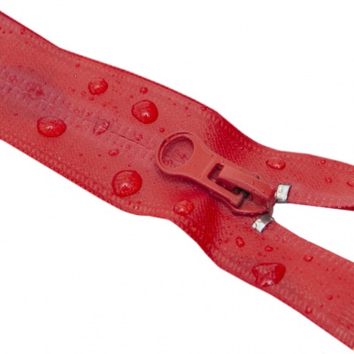 Молния водонепроницаемая PVC Т-7, 90 см, разъемная, цвет (820) красный - купить в Нижнекамске. Цена: 61.18 руб.