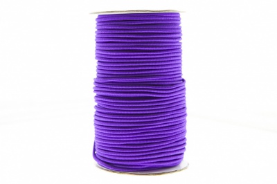 0370-1301-Шнур эластичный 3 мм, (уп.100+/-1м), цв.175- фиолет - купить в Нижнекамске. Цена: 459.62 руб.