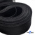 Регилиновая лента мягкая, пластик, шир.40мм, (уп.22+/-0,5м), цв.- черный - купить в Нижнекамске. Цена: 294 руб.