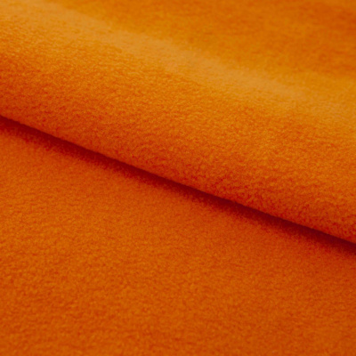 Флис DTY 16-1358, 250 г/м2, шир. 150 см, цвет оранжевый - купить в Нижнекамске. Цена 640.46 руб.
