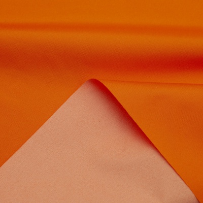 Курточная ткань Дюэл (дюспо) 16-1359, PU/WR/Milky, 80 гр/м2, шир.150см, цвет оранжевый - купить в Нижнекамске. Цена 141.80 руб.