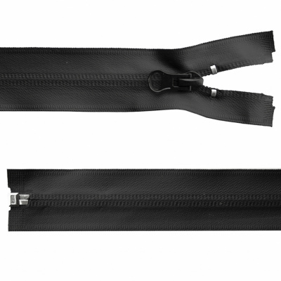Молния водонепроницаемая PVC Т-7, 100 см, разъемная, цвет чёрный - купить в Нижнекамске. Цена: 61.89 руб.