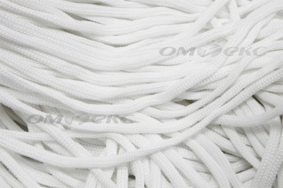Шнур Т-02 (4с2) мелкое плетение 4мм 100 м белый - купить в Нижнекамске. Цена: 2.50 руб.