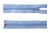 Спиральная молния Т5 351, 75 см, автомат, цвет св.голубой - купить в Нижнекамске. Цена: 16.28 руб.