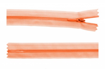 Молния потайная Т3 849, 50 см, капрон, цвет оранжевый - купить в Нижнекамске. Цена: 8.87 руб.
