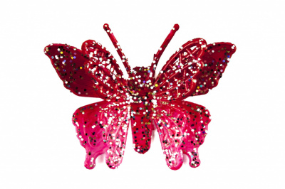 Бабочка декоративная пластиковая #10 - купить в Нижнекамске. Цена: 7.09 руб.