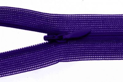 Молния потайная Т3 866, 50 см, капрон, цвет фиолетовый - купить в Нижнекамске. Цена: 8.62 руб.