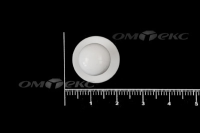 Пуговица поварская "Пукля", 10 мм, цвет белый - купить в Нижнекамске. Цена: 2.28 руб.