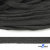Шнур плетеный d-8 мм плоский, 70% хлопок 30% полиэстер, уп.85+/-1 м, цв.1026-серый - купить в Нижнекамске. Цена: 735 руб.