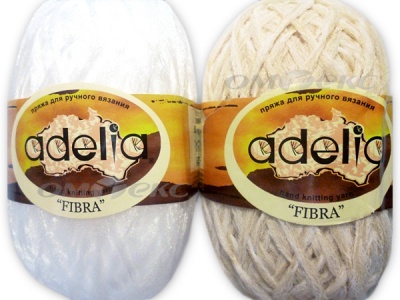 Пряжа Adelia "Fibra", полиэстер 100%, 50 гр/200 м - купить в Нижнекамске. Цена: 34.67 руб.