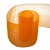 Лента капроновая "Гофре", шир. 110 мм/уп. 50 м, цвет оранжевый - купить в Нижнекамске. Цена: 26.93 руб.