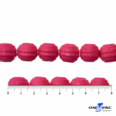 0309-Бусины деревянные "ОмТекс", 16 мм, упак.50+/-3шт, цв.023-розовый - купить в Нижнекамске. Цена: 62.22 руб.
