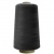 Швейные нитки (армированные) 28S/2, нам. 2 500 м, цвет чёрный - купить в Нижнекамске. Цена: 139.91 руб.