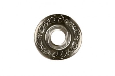 Кнопка металлическая "Альфа" с пружиной, 15 мм (уп. 720+/-20 шт), цвет никель - купить в Нижнекамске. Цена: 1 466.73 руб.