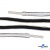 Шнурки #4-27, круглые 130 см, двухцветные (черно/белый) - купить в Нижнекамске. Цена: 47.04 руб.