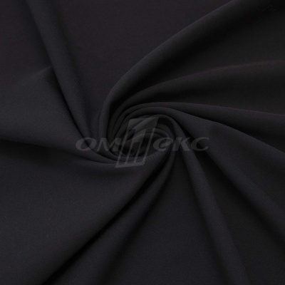 Ткань костюмная "Меган", 78%P 18%R 4%S, 205 г/м2 ш.150 см, цв-черный (Black) - купить в Нижнекамске. Цена 392.32 руб.