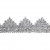 Тесьма металлизированная 0384-0240, шир. 40 мм/уп. 25+/-1 м, цвет серебро - купить в Нижнекамске. Цена: 490.74 руб.
