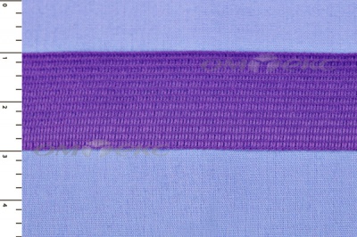 Окантовочная тесьма №0225, шир. 22 мм (в упак. 100 м), цвет фиолет - купить в Нижнекамске. Цена: 271.60 руб.