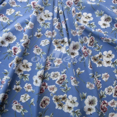 Плательная ткань "Фламенко" 12.1, 80 гр/м2, шир.150 см, принт растительный - купить в Нижнекамске. Цена 241.49 руб.