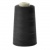 Нитки швейные 100% полиэстер 40/2, (3200 ярд), первый сорт, черные - купить в Нижнекамске. Цена: 86.79 руб.