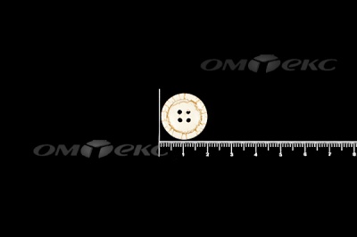 Пуговица деревянная круглая №33 (18мм) - купить в Нижнекамске. Цена: 2.55 руб.
