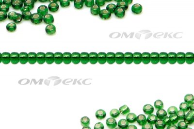 Бисер (SL) 11/0 ( упак.100 гр) цв.27В - зелёный - купить в Нижнекамске. Цена: 53.34 руб.