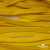 Шнур плетеный (плоский) d-12 мм, (уп.90+/-1м), 100% полиэстер, цв.269 - жёлтый - купить в Нижнекамске. Цена: 8.62 руб.