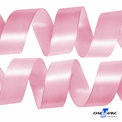050-нежно-розовый Лента атласная упаковочная (В) 85+/-5гр/м2, шир.50 мм (1/2), 25+/-1 м - купить в Нижнекамске. Цена: 121.69 руб.