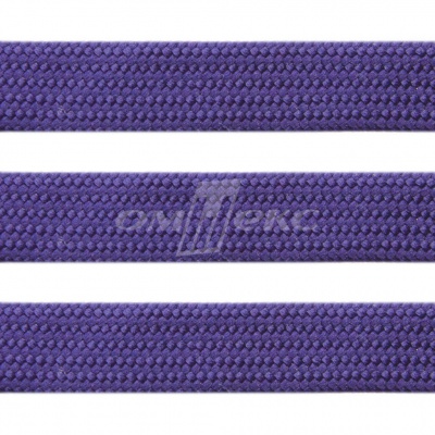 Шнур 15мм плоский (100+/-1м) №10 фиолетовый - купить в Нижнекамске. Цена: 10.21 руб.