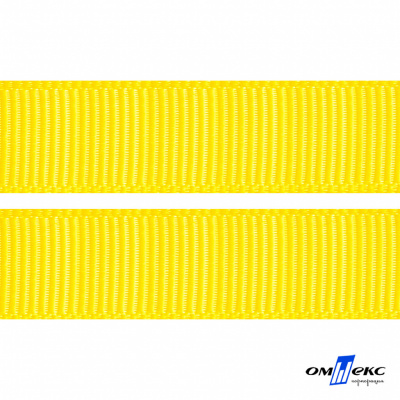 Репсовая лента 020, шир. 25 мм/уп. 50+/-1 м, цвет жёлтый - купить в Нижнекамске. Цена: 301.80 руб.