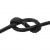 Шнур вощенный (25+/-1ярд) черный  - купить в Нижнекамске. Цена: 104.42 руб.