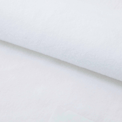 Флис DTY 240 г/м2, White/белый, 150 см (2,77м/кг) - купить в Нижнекамске. Цена 640.46 руб.