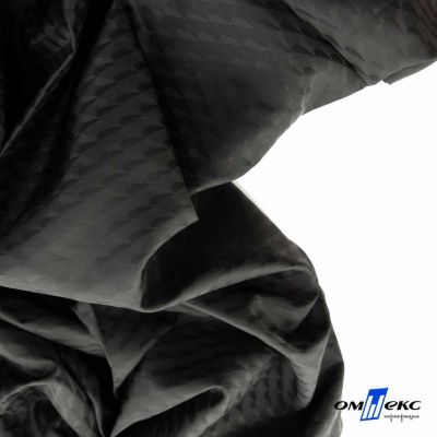 Ткань подкладочная Жаккард PV2416932, 93г/м2, 145 см,черный - купить в Нижнекамске. Цена 241.46 руб.