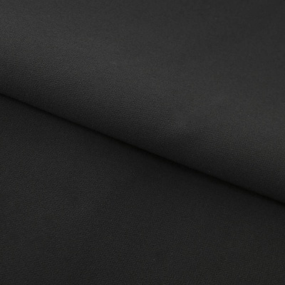 Костюмная ткань "Элис", 220 гр/м2, шир.150 см, цвет чёрный - купить в Нижнекамске. Цена 308 руб.