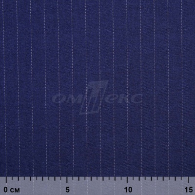 Костюмная ткань "Жаклин", 188 гр/м2, шир. 150 см, цвет тёмно-синий - купить в Нижнекамске. Цена 430.84 руб.