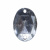 Стразы пришивные акриловые арт.#39/10 - "Кристал", 10х14 мм - купить в Нижнекамске. Цена: 0.69 руб.