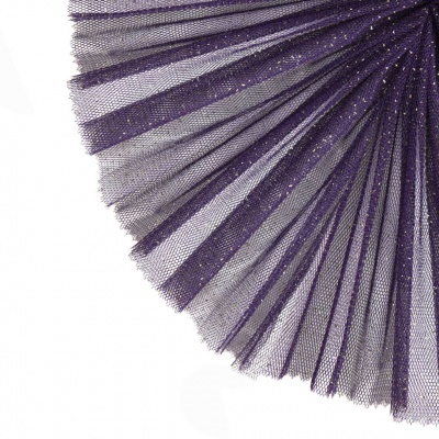 Сетка Глиттер, 24 г/м2, шир.145 см., пурпурный - купить в Нижнекамске. Цена 117.24 руб.